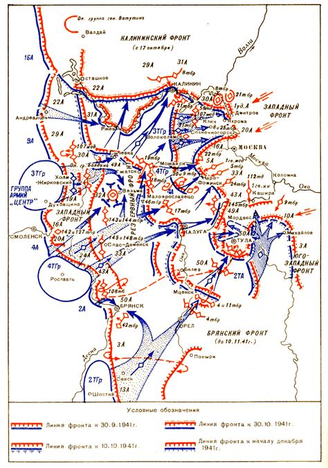 Battle Of Moscow 1941 Map