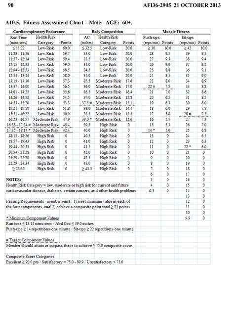 Navy Prt Standards 2020 Chart Plank - Best Picture Of Chart Anyimage.Org