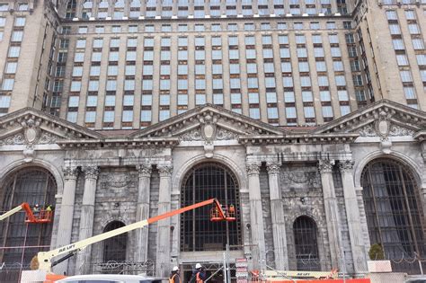 Michigan Central Station renovations start with winterization - Curbed Detroit