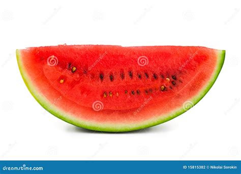 Watermelon slice stock photo. Image of food, refreshment - 15815382