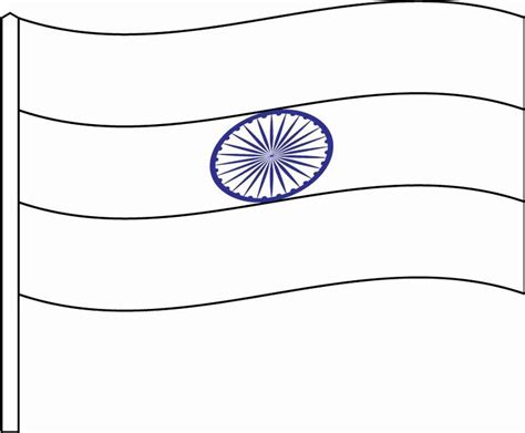 Coloring Pages | Indian Flag Coloring Pages