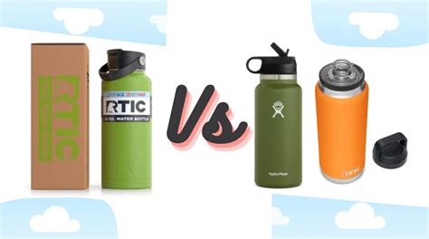 Rtic Vs Yeti Water Bottle