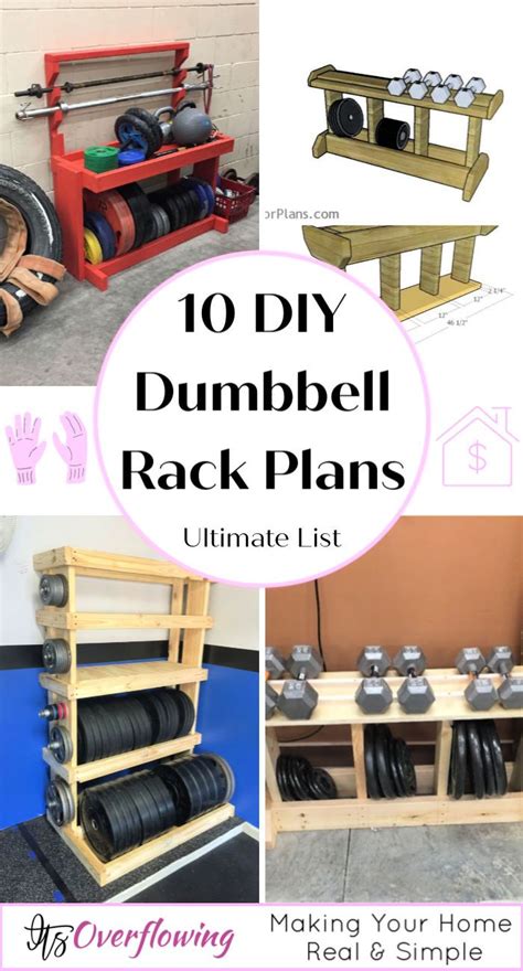 10 Free DIY Dumbbell Rack Plans | Build a Weight Rack | Diy dumbbell ...