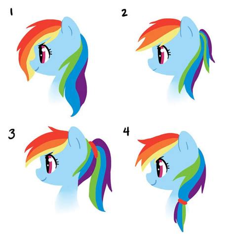 Older Rainbow Dash hair styles My Little Pony Baby, My Little Pony Drawing, My Little Pony ...