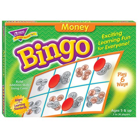 Money Bingo Game - T-6071 | Trend Enterprises Inc. | Bingo