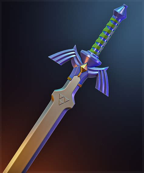 ArtStation - Master Sword Modeling Practice