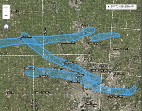 Dayton, Ohio Tornado Map Shows Path of Damage | Heavy.com