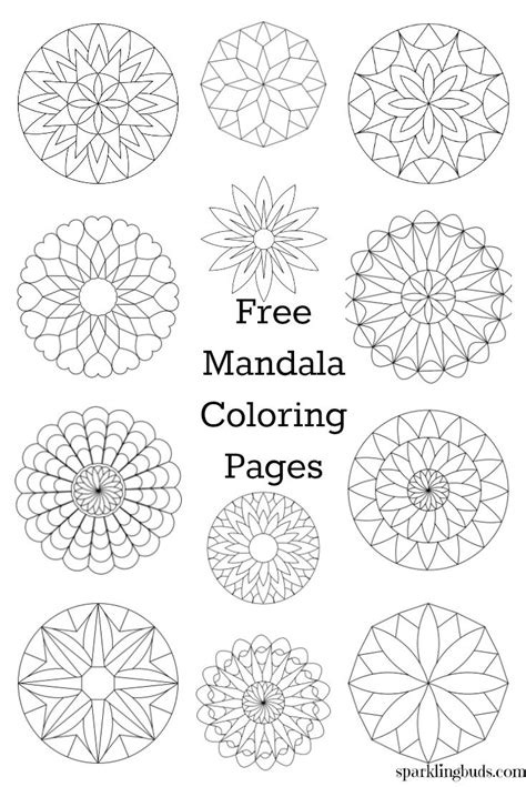 Free Mandala Coloring pages | Mandala coloring pages, Mandala coloring ...