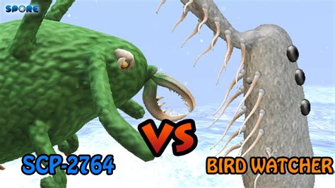 SCP-2764 vs Bird Watcher | Giant Horror Battle [S2E15] | SPORE - YouTube