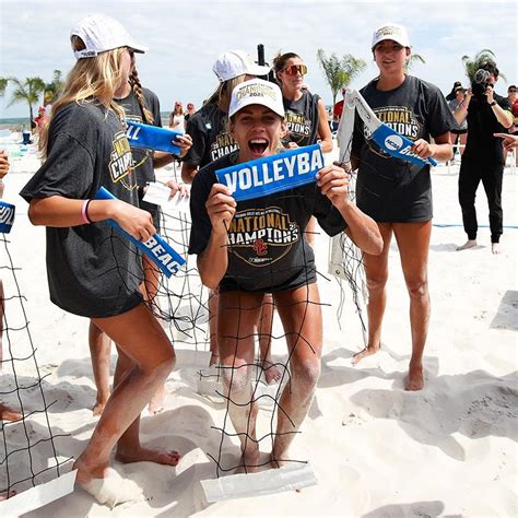 Southern California wins the 2021 college beach volleyball championship ...