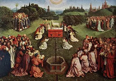 Adoration of the Lamb by Jan van Eyck