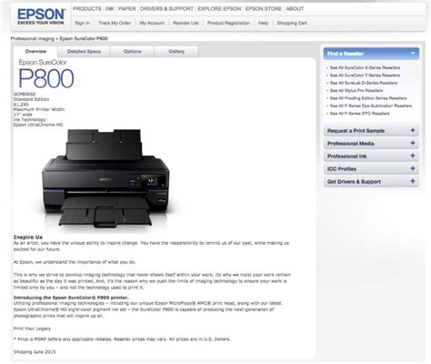 New Epson Printer is Announced - Layers Magazine