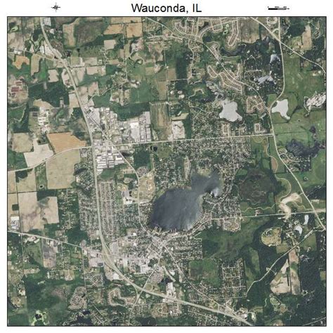 Aerial Photography Map of Wauconda, IL Illinois