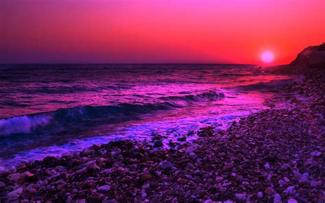 Purple Ocean Wallpapers - Top Free Purple Ocean Backgrounds - WallpaperAccess