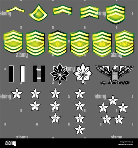 Us Army Rank Insignia Stock Photos & Us Army Rank Insignia Stock Images ...