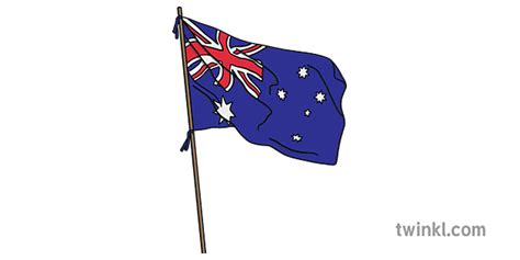 australian bendera ver 1 Illustration - Twinkl