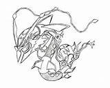 Hudyarchuleta Pokemon Mega Rayquaza Coloring Pages sketch template