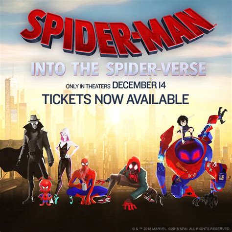 Advance Tickets for Spider-man: Into the Spider-verse | ADVANCE TICKETS ...