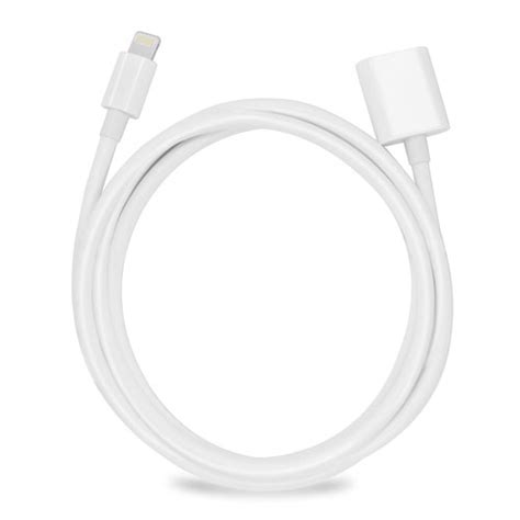 Apple iPad Pencil Charging Cable (Lightning Male to Female Cable ...