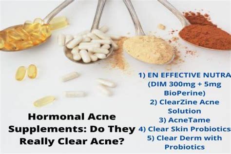 Hormonal Acne Supplements: What Works - Skincare For Acne