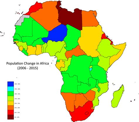 Population Density Map Of Africa | US States Map