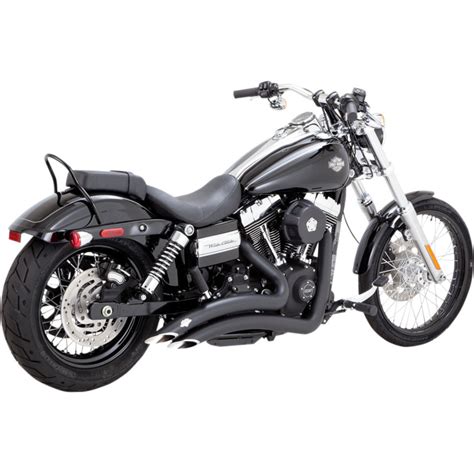 Vance & Hines Black Big Radius Exhaust for 2012-2017 Harley Dyna - Get ...