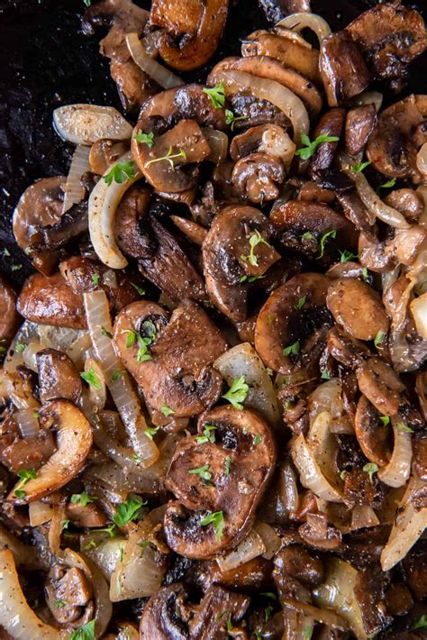 Sautéed Mushrooms and Onions - Spoonful of Flavor