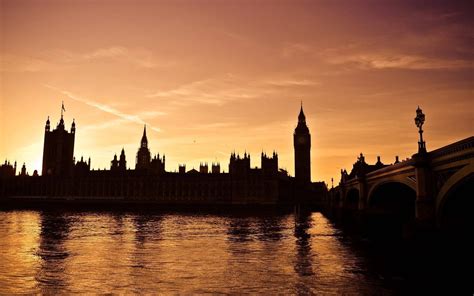 Download London Cityscape Silhouette Wallpaper | Wallpapers.com