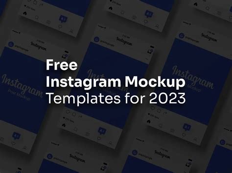 5+ Free Instagram Mockup Templates for 2023 - Graphic Shell