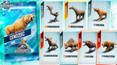 NEW CENOZOIC CREATURES! - Jurassic World The Game *CENOZOIC UPDATE* HD - YouTube