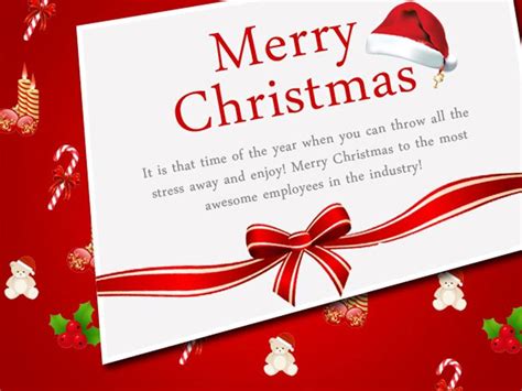 56 Christmas Message for Employees to Appreciate Them | Christmas card ...