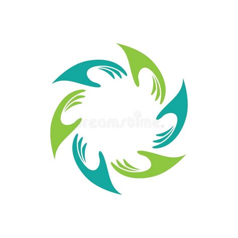 Hands Logo Team Illustration Stock Vector - Illustration of shake ...