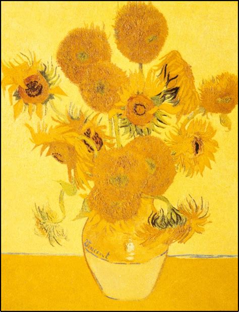 Sunflowers Vincent Van Gogh Original