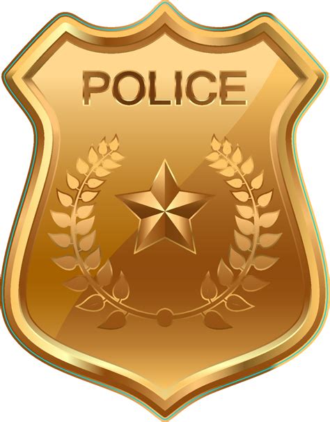 Police badge PNG transparent image download, size: 936x1200px