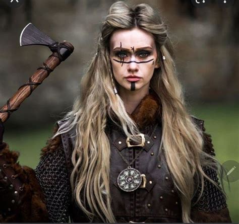 Viking Halloween Costume, Vikings Halloween, Halloween Makeup Scary, Viking Warrior Woman ...