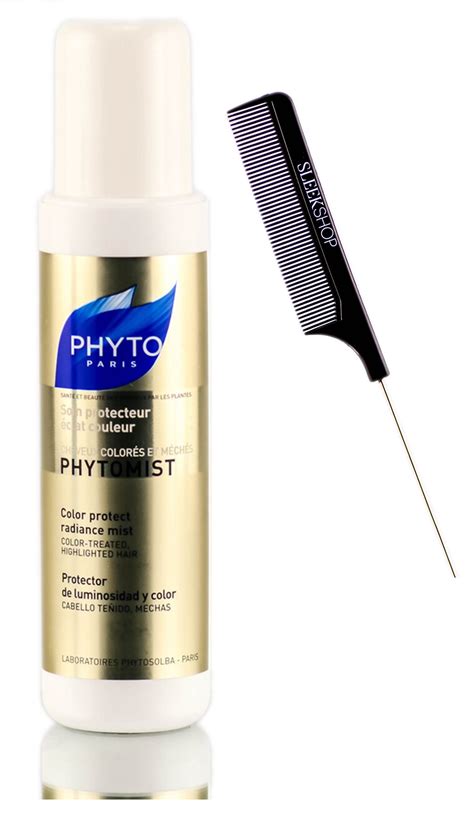 Phyto Paris PHYTOMIST Hair Color Protect Radiance Mist Phyto Mist Spray- 8.45 oz (w/ Sleek Comb ...