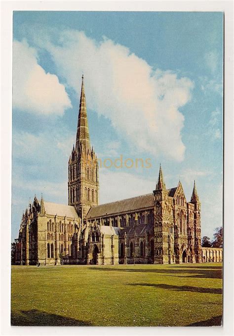 Salisbury Cathedral. Colour Photo Postcard