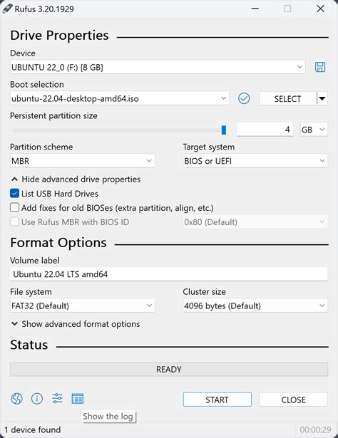 Rufus create bootable USB of any OS