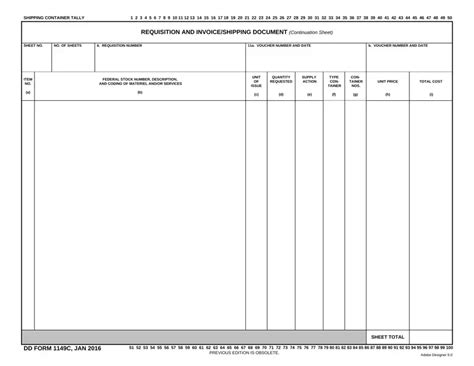 Form Dd 1149 ≡ Fill Out Printable PDF Forms Online