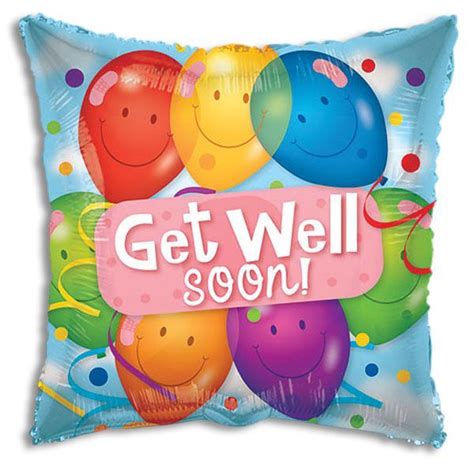 Wholesale Get Well Soon Balloons Foil Balloon - Bagged | Kelli's Gift ...