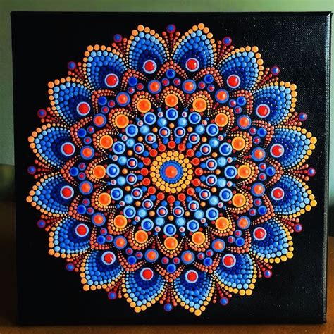 Easy Mandala Dot Painting - img-titmouse