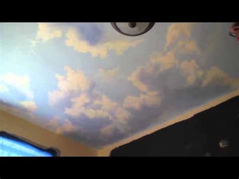 How to Paint Clouds on Ceiling - Mural Joe - YouTube