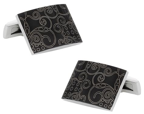 Black Stainless Steel Cufflinks Art > Cuff Daddy