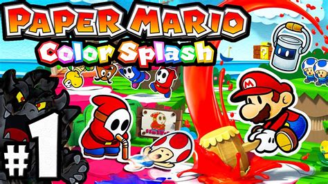 Paper Mario Color Splash PART 1 - Wii U Gameplay Walkthrough - Port...