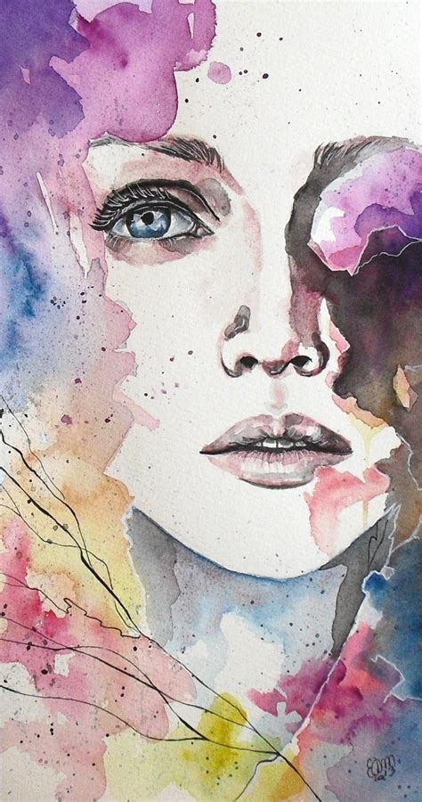 √ Abstract Watercolor Portraits For Beginners - Popular Century