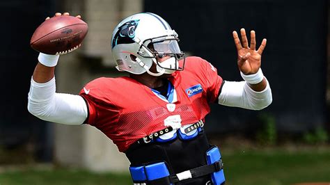 Cam Newton says he's not 100 percent, but 'on pace' to play Sunday ...