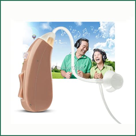 Mini Rechargeable Hearing Aid Aids for the eldly Behind the Ear BTE ...