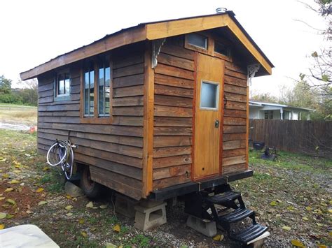 13ft Rustic Tiny Cabin on Wheels