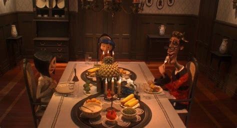 Coraline dinner scene 🐈‍⬛ | Coraline, Coraline aesthetic, Animation