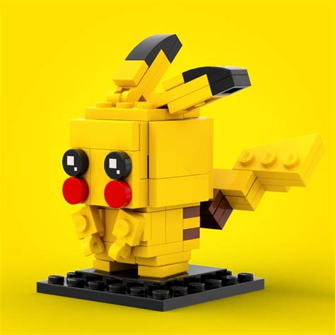 "Pikachu" Instructions Parts List - Payhip | Lego pokemon, Lego ...